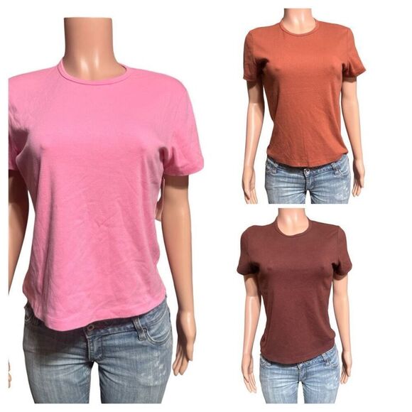 Pulp 3-piece set of women's crew neck short sleeve tee t-shirt M - Picture 1 of 9